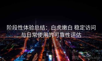 阶段性体验总结：白虎嫩白 稳定访问与日常使用的可靠性评估