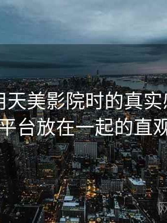 第一次用天美影院时的真实感受：与同类平台放在一起的直观对比
