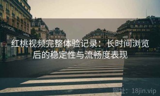红桃视频完整体验记录：长时间浏览后的稳定性与流畅度表现