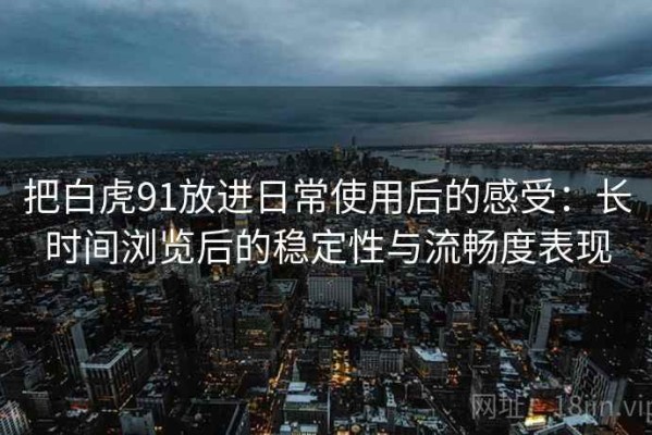 把白虎91放进日常使用后的感受：长时间浏览后的稳定性与流畅度表现