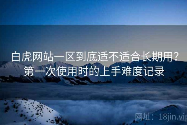 白虎网站一区到底适不适合长期用？第一次使用时的上手难度记录