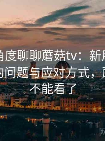 从用户角度聊聊蘑菇tv：新用户最容易遇到的问题与应对方式，蘑菇剧场不能看了