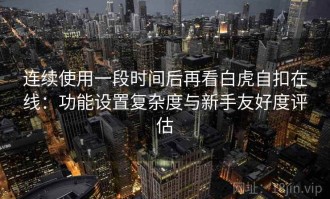 连续使用一段时间后再看白虎自扣在线：功能设置复杂度与新手友好度评估