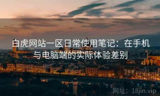 白虎网站一区日常使用笔记：在手机与电脑端的实际体验差别