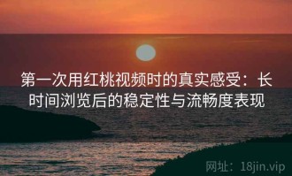 第一次用红桃视频时的真实感受：长时间浏览后的稳定性与流畅度表现