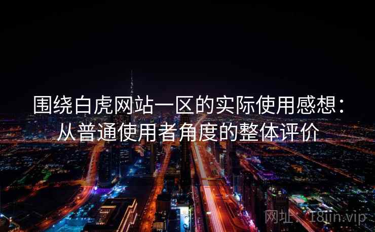 围绕白虎网站一区的实际使用感想：从普通使用者角度的整体评价