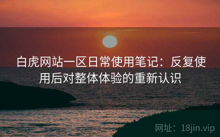 白虎网站一区日常使用笔记:反复使用后对整体体验的重新认识 白虎网站一区日常使用笔记:反复使用后对整体体验的重新认识
