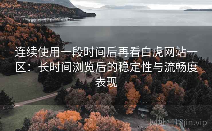 连续使用一段时间后再看白虎网站一区:长时间浏览后的稳定性与流畅度表现 连续使用一段时间后再看白虎网站一区:长时间浏览后的稳定性与流畅度表现